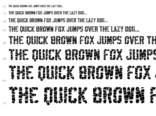 Sablon Washed font waterfall